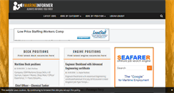 Desktop Screenshot of marineinformer.com