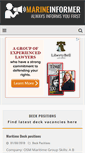 Mobile Screenshot of marineinformer.com