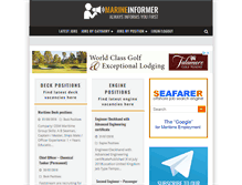 Tablet Screenshot of marineinformer.com